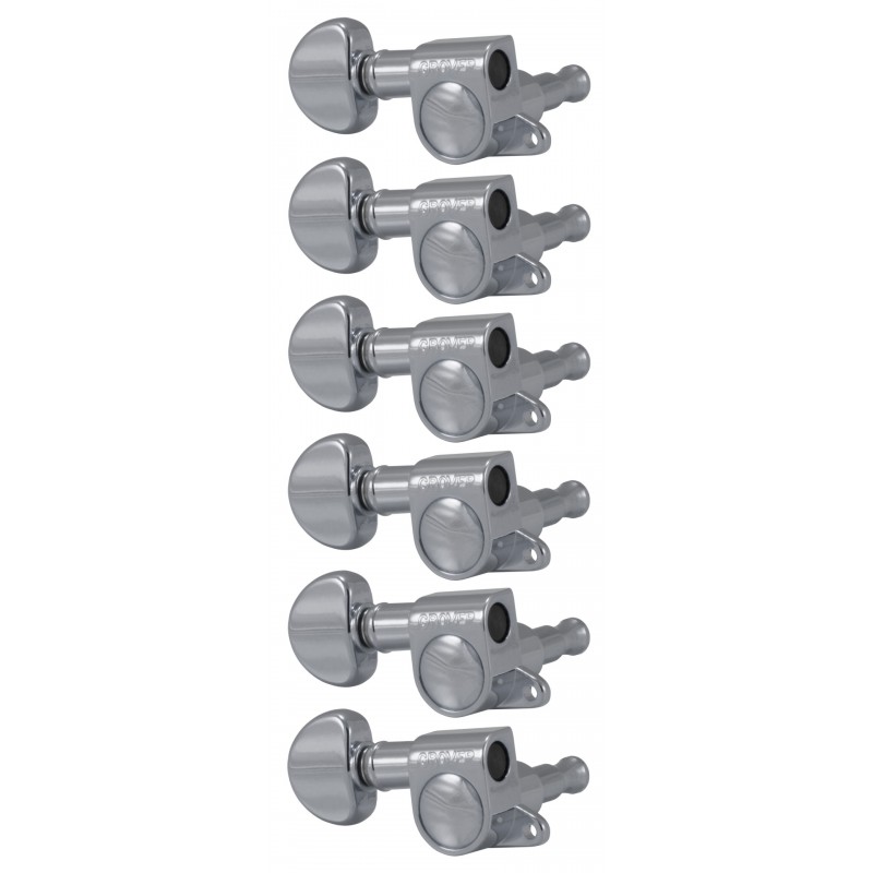 Grover 205CL6 Mini Rotomatics with Round Button - 